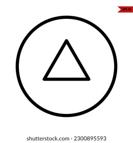 illustration of game button line icon