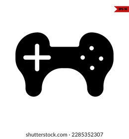 illustration of game console glyph icon