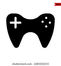 illustration of game console glyph icon
