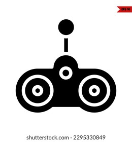 illustration of game console glyph icon