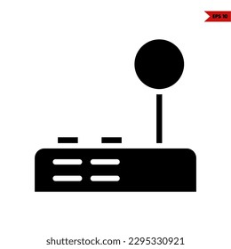 illustration of game console glyph icon