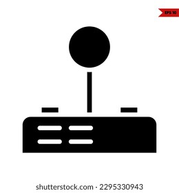 illustration of game console glyph icon