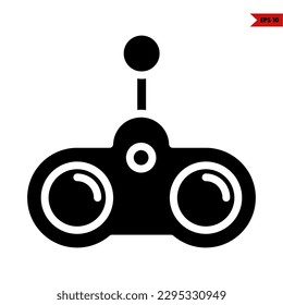 illustration of game console glyph icon