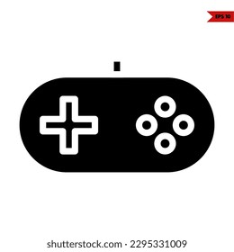 illustration of game console glyph icon