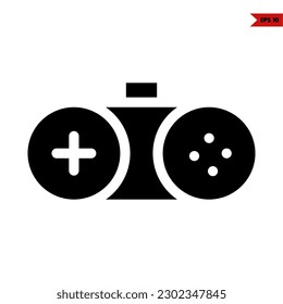 illustration of game console glyph icon
