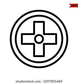 ilustración del icono de la línea de consola de juegos