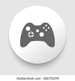 illustration of game controls, Video games Silhouettes, vector illustration