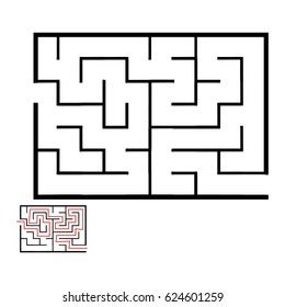 Illustration with game labyrinth.