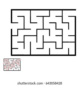 Illustration with game labyrinth.