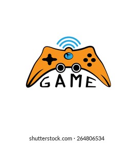 Illustration of Game pad Icon Vector Symbol 