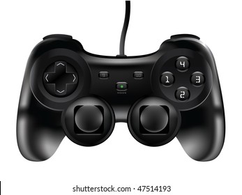 Illustration of Game pad Joystic