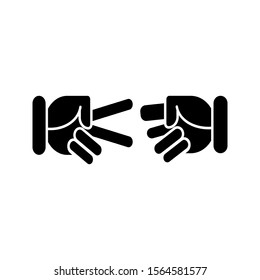 Illustration of a game using hand movements
