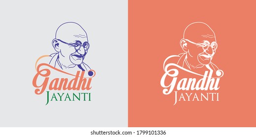 Illustration of Gandhi Jayanti 2nd October