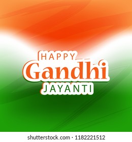 Illustration Of Gandhi Jayanti Background.