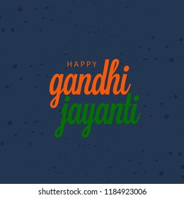 Illustration Of Gandhi Jayanti Background.