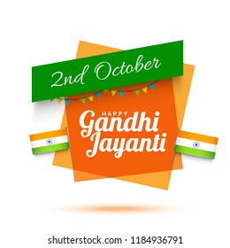 Illustration Of Gandhi Jayanti Background.