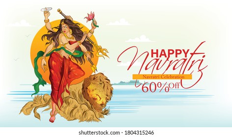 illustration Of Garba Festival,Navratri Celebration,Gujarati Dandiya Night Poster Or Banner Navratri festival 