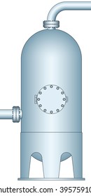 Illustration Of The Gas And Liquid Separator