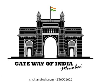 An illustration of Gate way of India