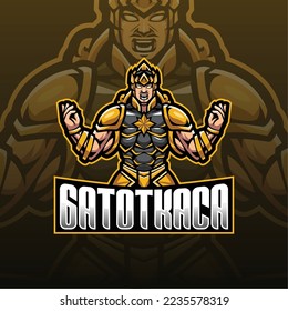 The Illustration of Gatotkaca Esport Logo
