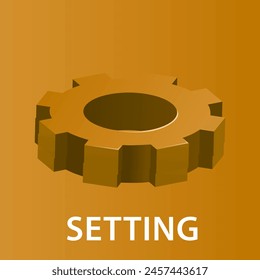 illustration of a gear icon