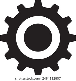 Illustration of gear icon design