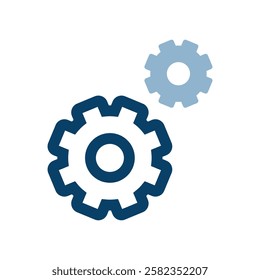 Illustration of Gear Icon of Setting Image