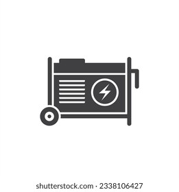 illustration of generator, vector art.