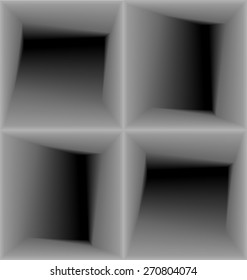 Illustration Geometric 3d Seamless Pattern, Abstract Background - Vector