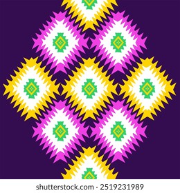 illustration of Geometric Ethnic pattern