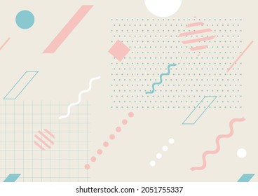 ilustración del fondo del patrón geométrico