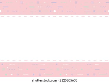 ilustración del fondo del patrón geométrico