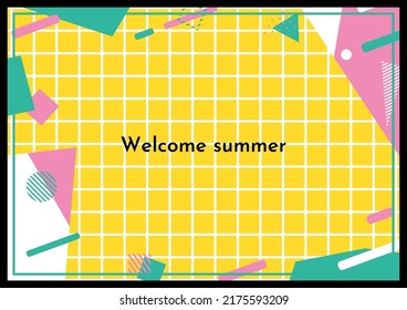 illustration of Geometric pattern background