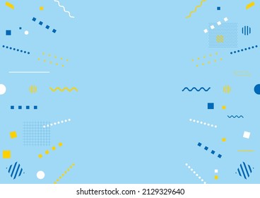 ilustración de fondo de línea de patrón geométrico