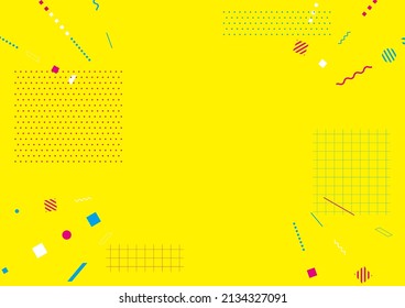 illustration of Geometric pattern line background