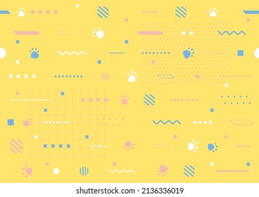 illustration of Geometric pattern line background