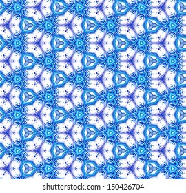 illustration of geometric seamless pattern without gradient