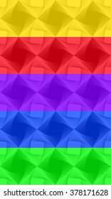illustration of geometric seamless pattern without gradient