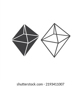 illustration of geometric shape, vector art.
