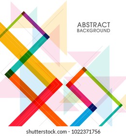 Illustration of Geometrical abstract background.