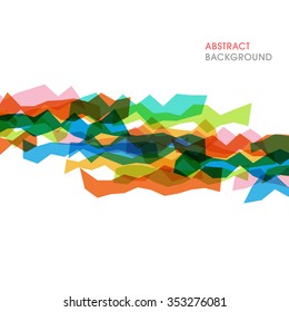 Illustration of Geometrical abstract background.