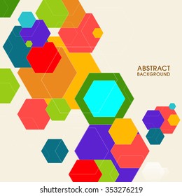 Illustration of Geometrical abstract background.