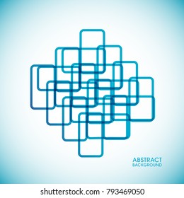 Illustration of Geometrical abstract background.