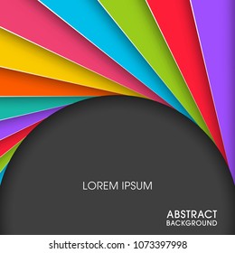 Illustration of Geometrical abstract background vector.