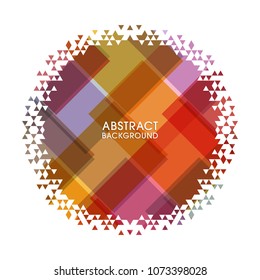 Illustration of Geometrical abstract background vector.