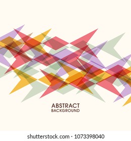 Illustration of Geometrical abstract background vector.