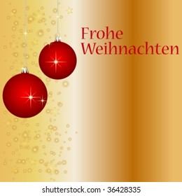 a illustration of a german christmas background