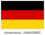 Illustration of Germany flag isolated on white