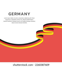 Illustration of Germany flag Template