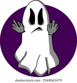 illustration ghost cartoon night scary boo